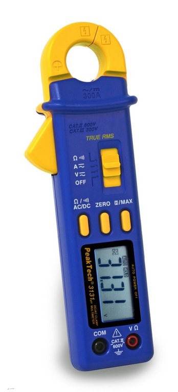 Digital-Zangenmessgerät mit True RMS, 3 3/4-stellig, 300 A AC/DC   PeakTech® 3131 eff